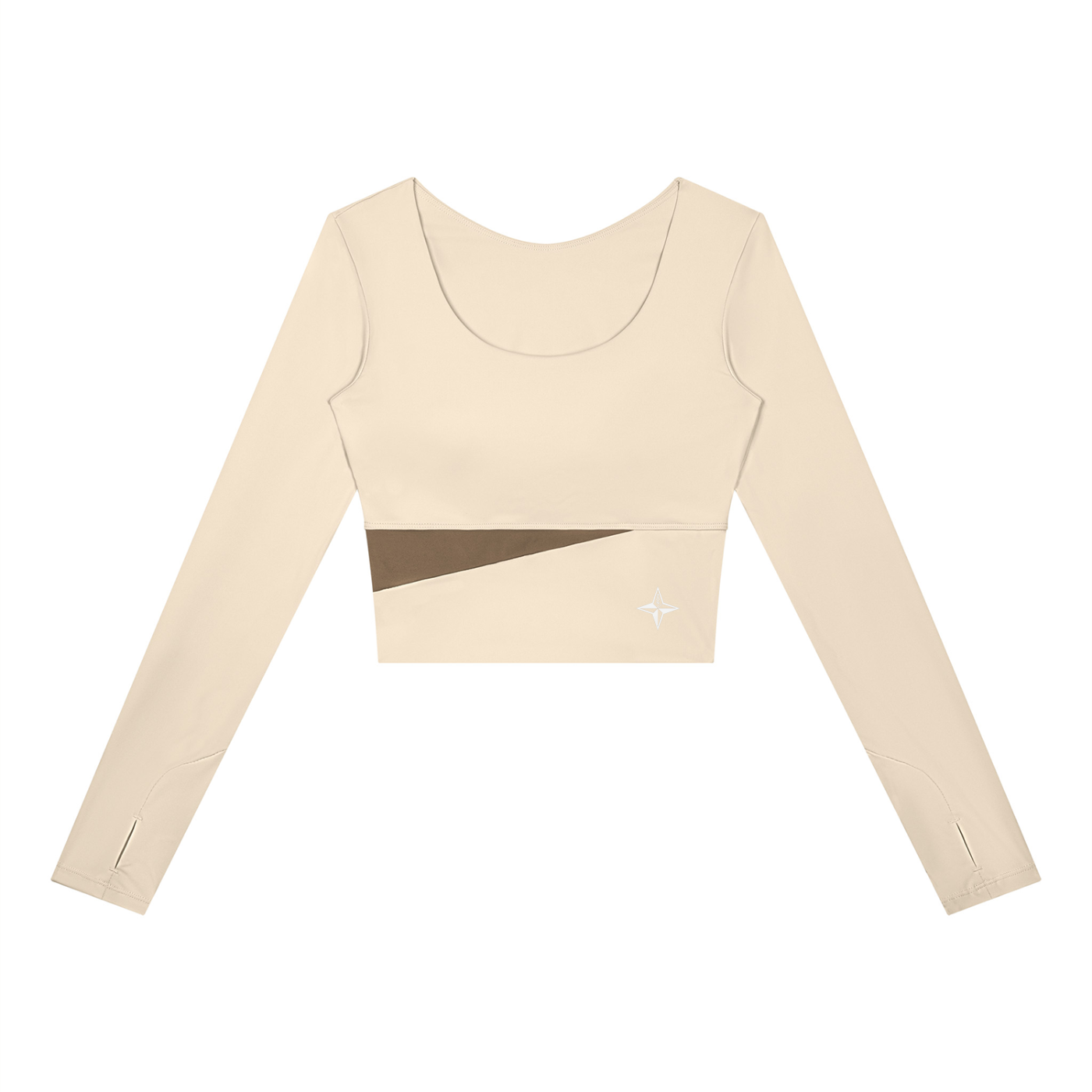 Women's Panelled Long Sleeve Yoga T-Shirt