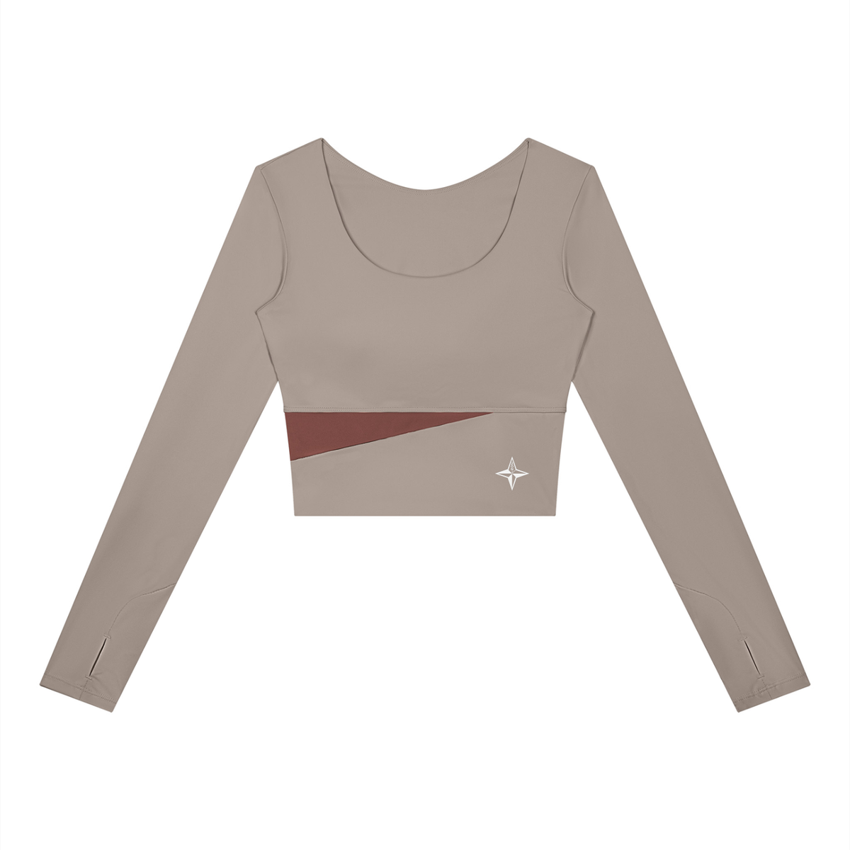 Women's Panelled Long Sleeve Yoga T-Shirt