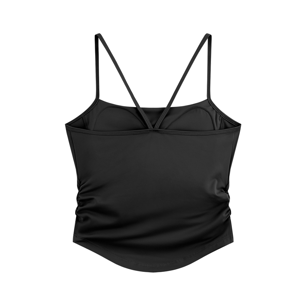zon Women's Ruched Yoga Tank Top