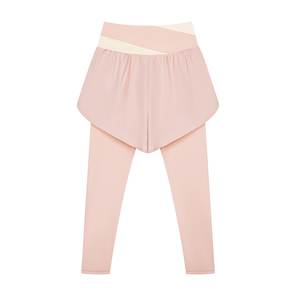 Women's Paneled High Waisted Yoga Leggings