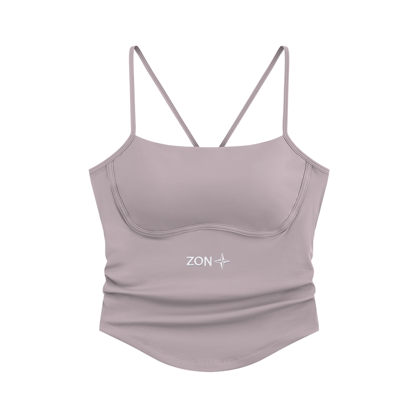zon Women's Ruched Yoga Tank Top