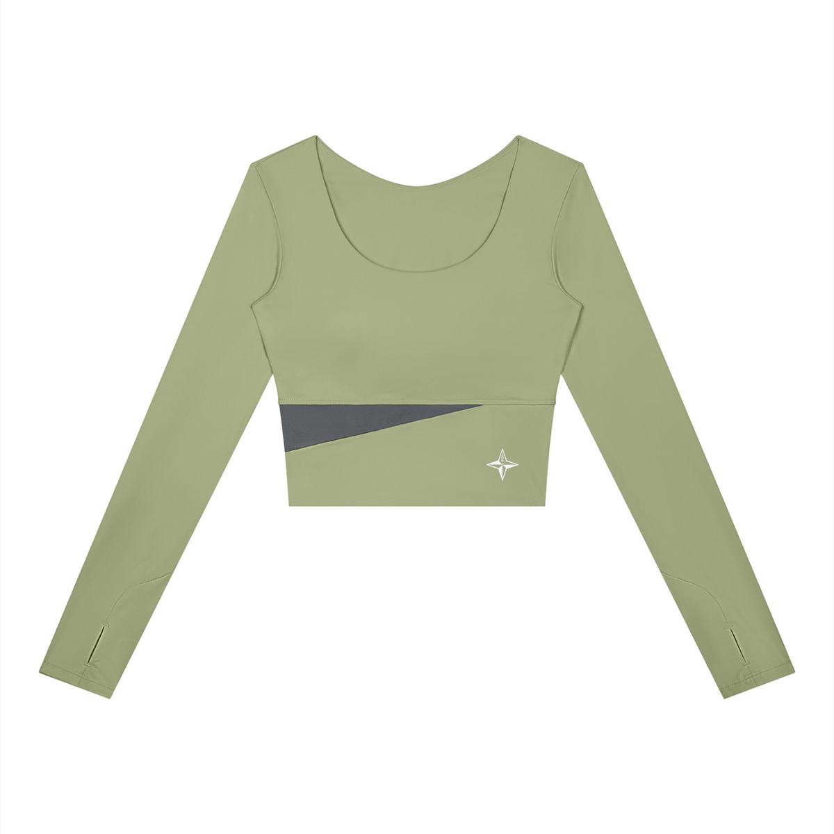 Women's Panelled Long Sleeve Yoga T-Shirt