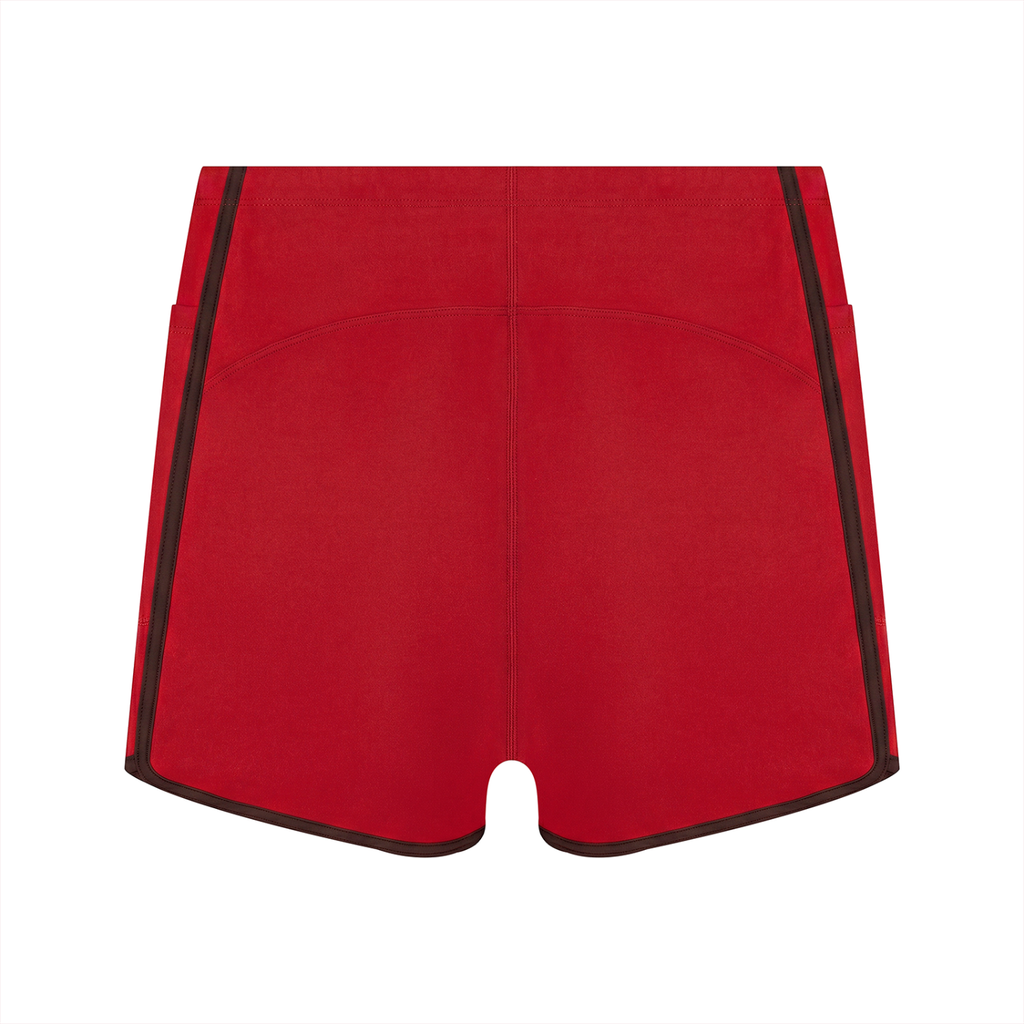 Women's High Waisted Ringer Yoga Shorts