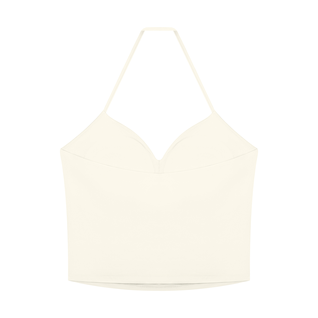 Women's Ruched Halter Yoga Tank Top