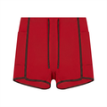Women's High Waisted Ringer Yoga Shorts