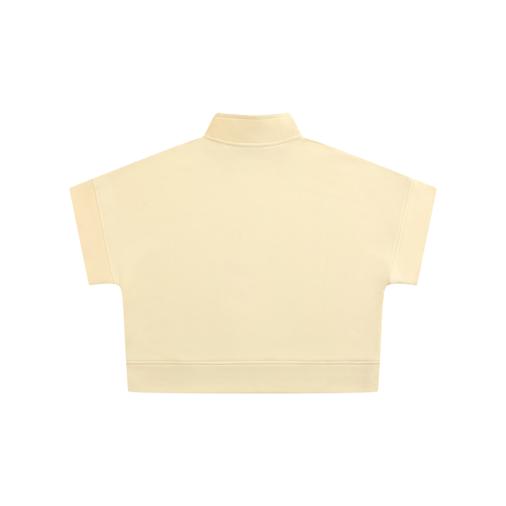 Women's Quarter Zip Crop Sweatshirt