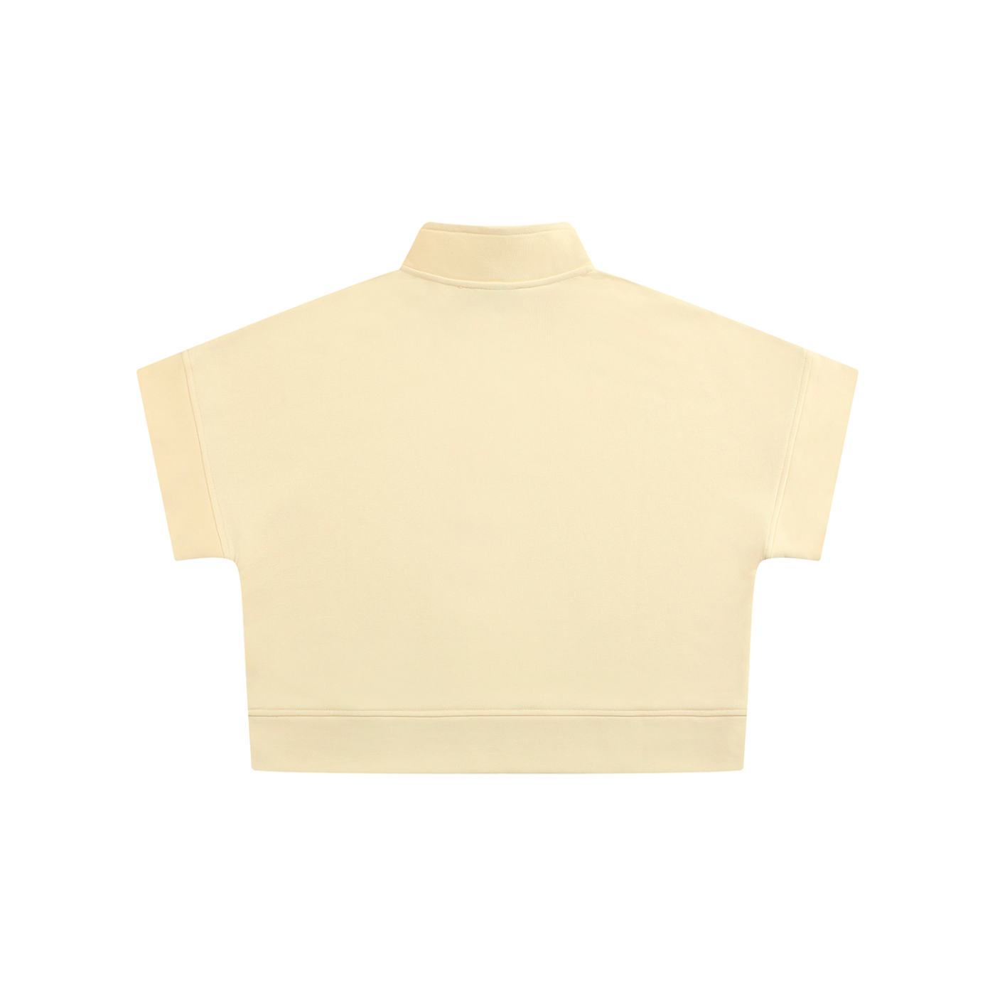 Women's Quarter Zip Crop Sweatshirt