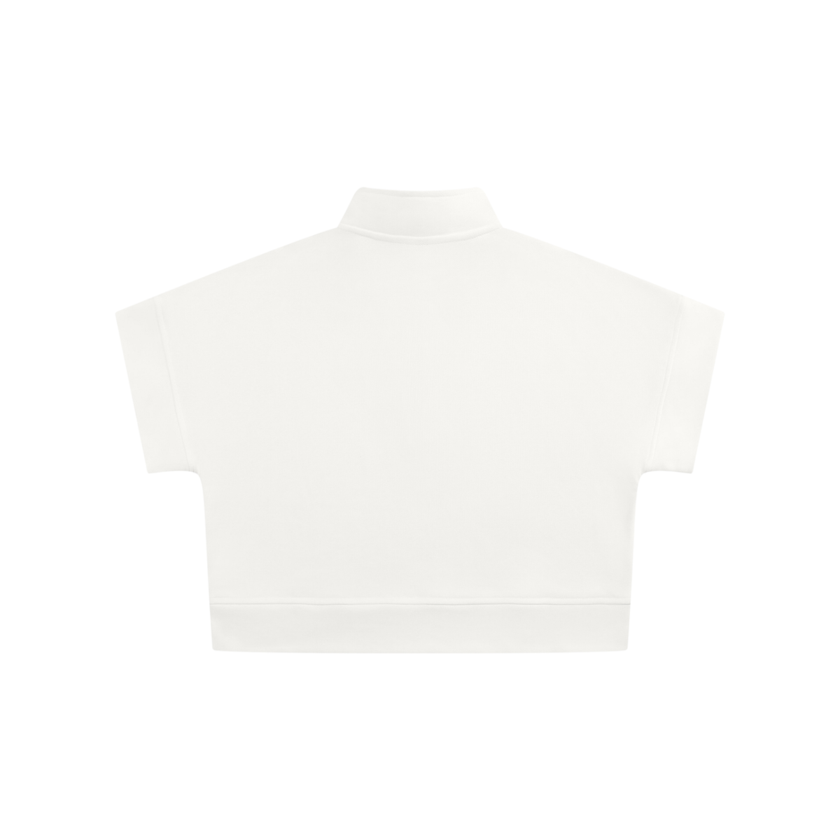 Women's Quarter Zip Crop Sweatshirt