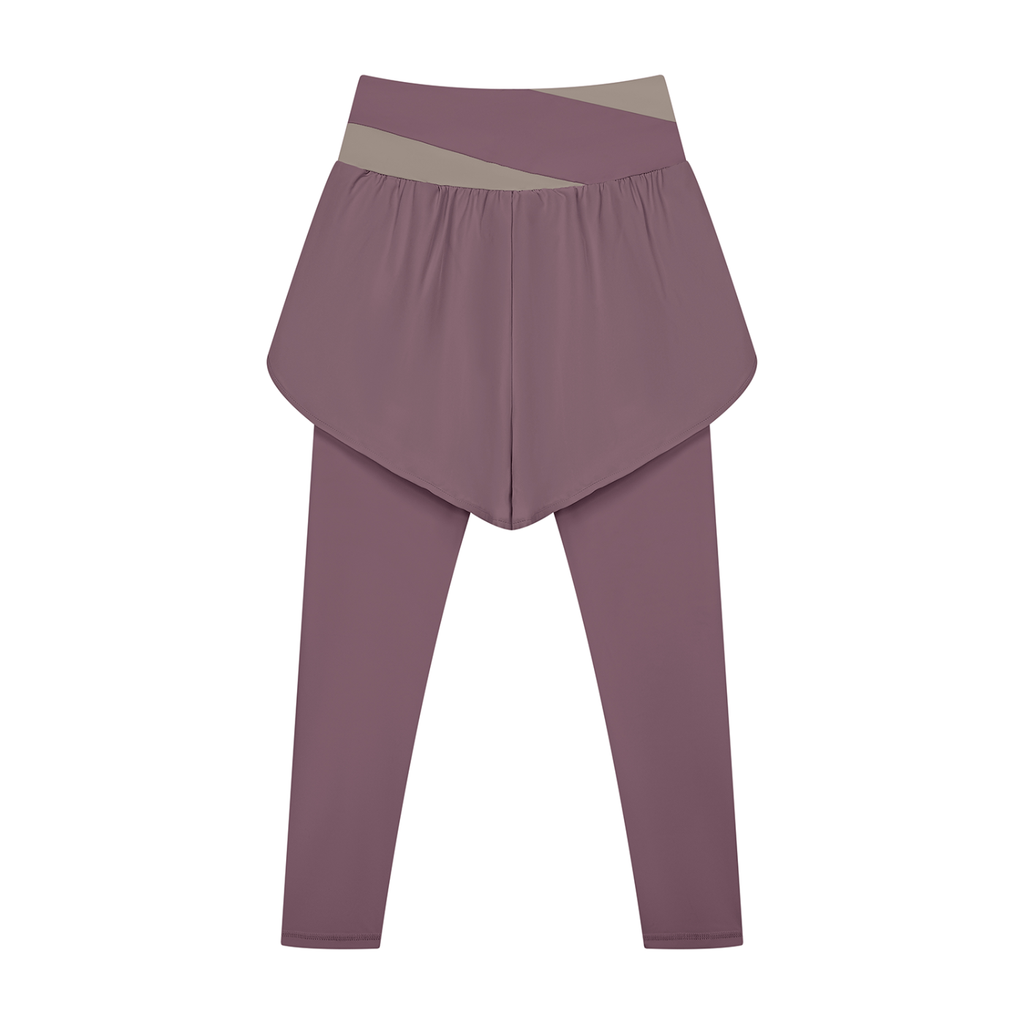 Women's Paneled High Waisted Yoga Leggings
