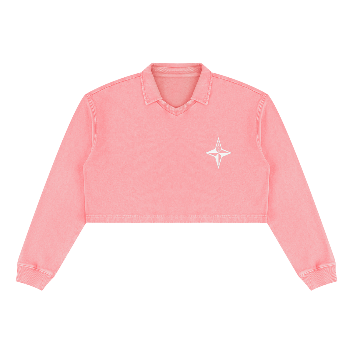 zon Women’s Vintage Wash Crop Sweatshirt