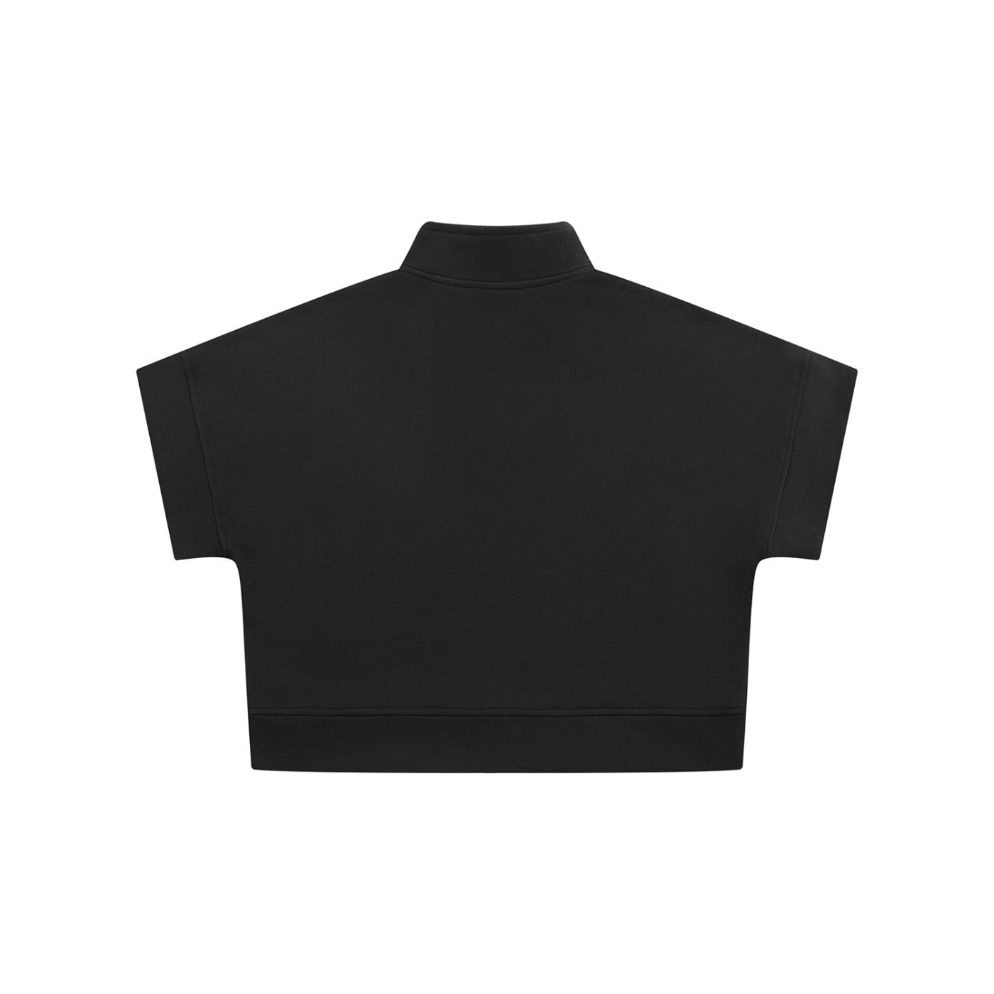 Women's Quarter Zip Crop Sweatshirt
