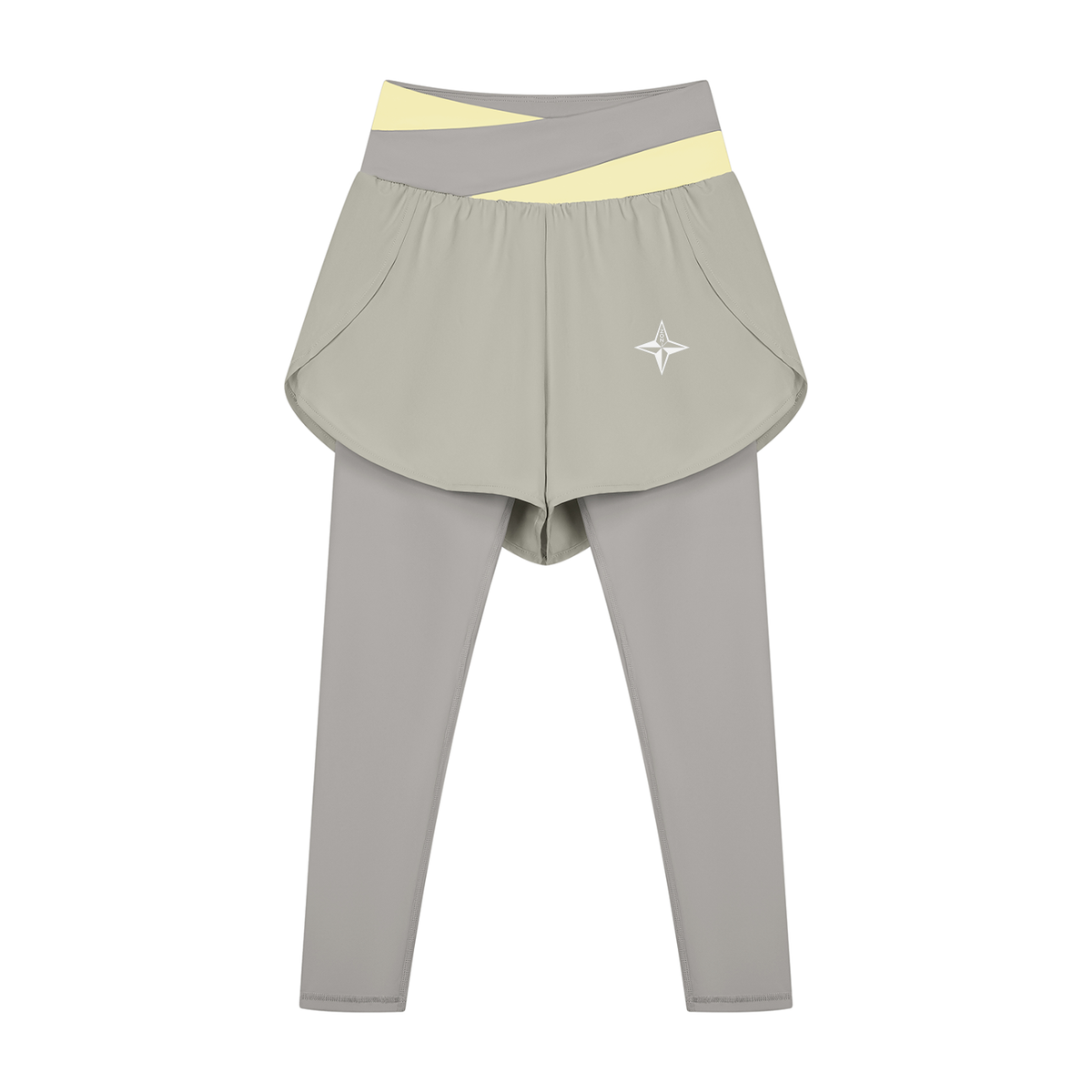 Women's Paneled High Waisted Yoga Leggings