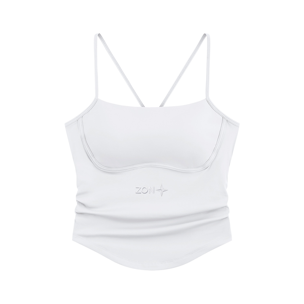zon Women's Ruched Yoga Tank Top