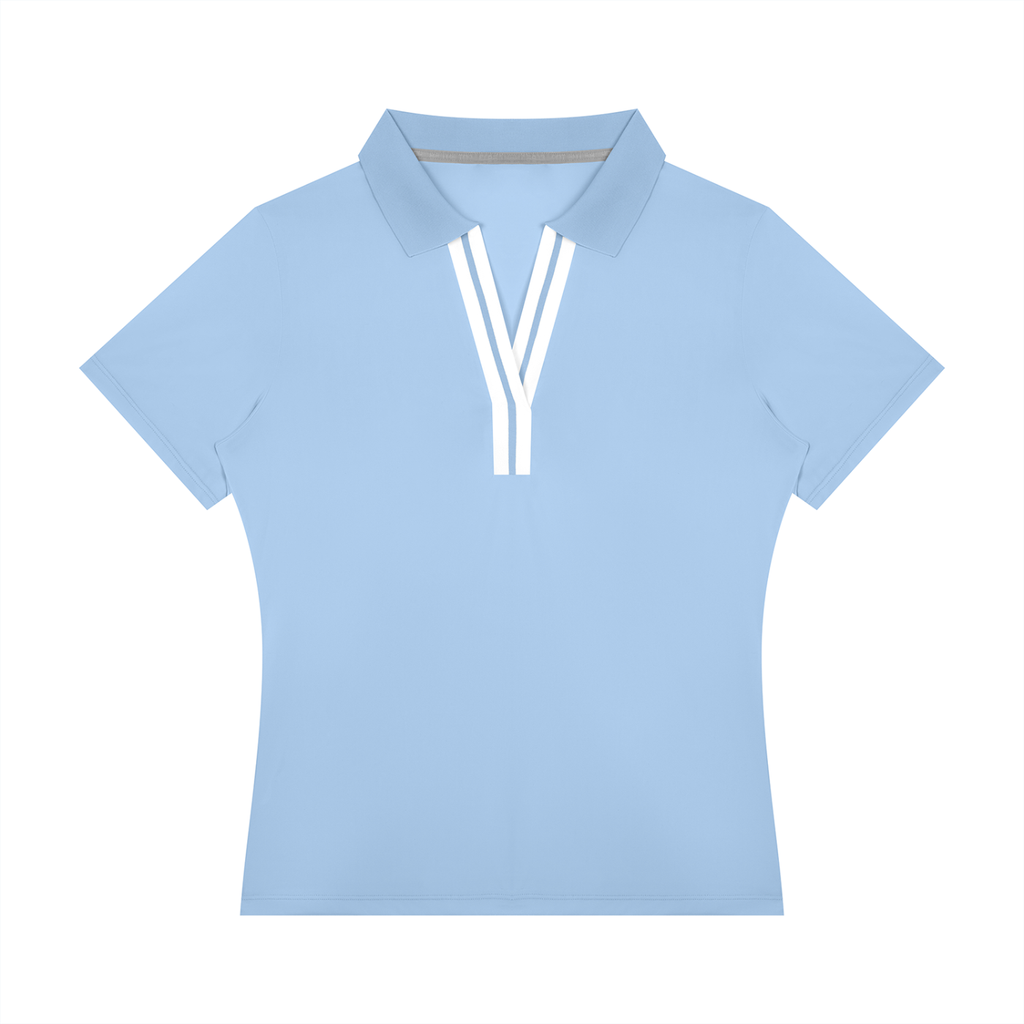 Women’s Color Block Polo Shirt