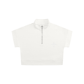 Women's Quarter Zip Crop Sweatshirt