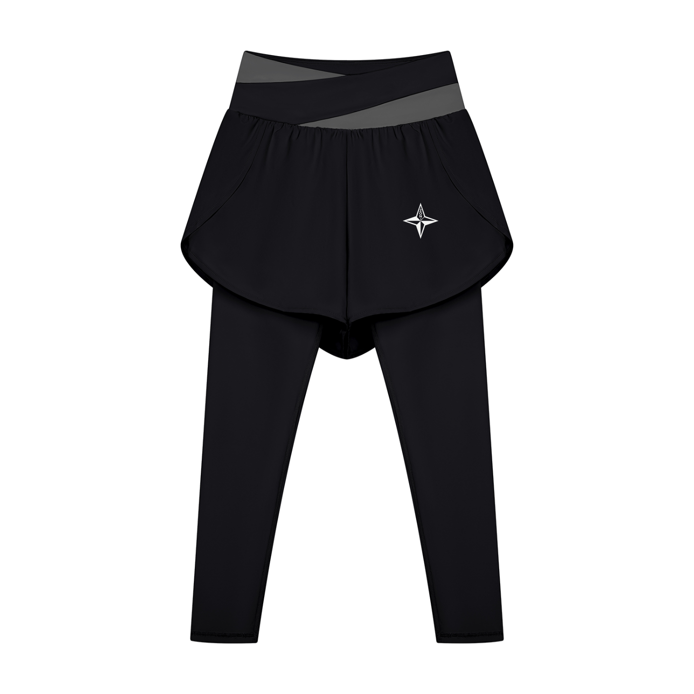 Women's Paneled High Waisted Yoga Leggings