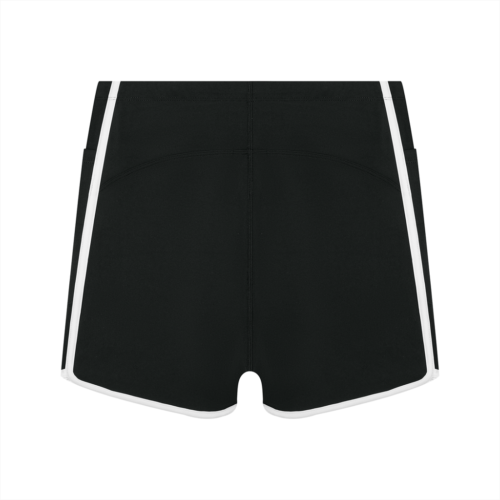 Women's High Waisted Ringer Yoga Shorts
