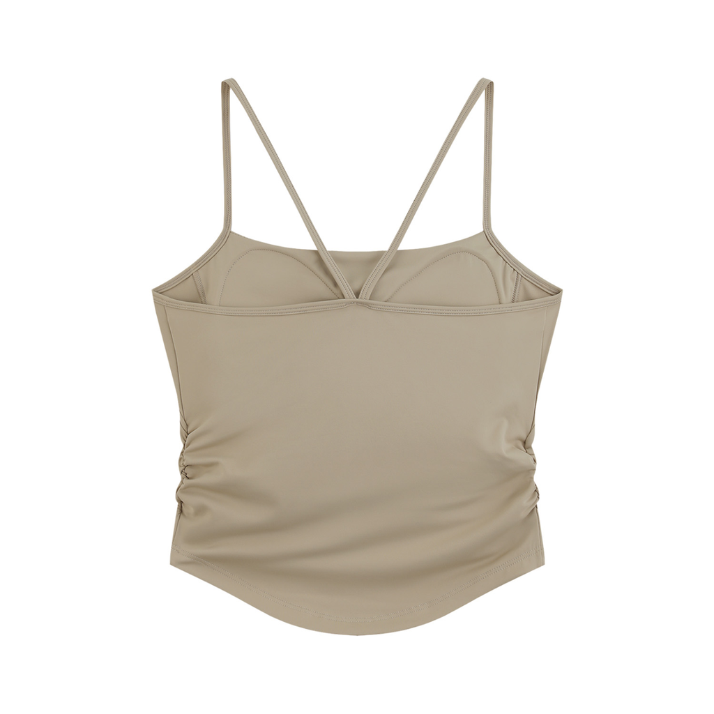 zon Women's Ruched Yoga Tank Top