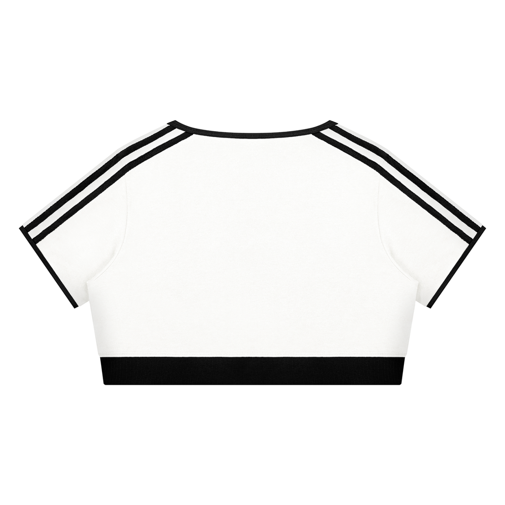 Women’s Color Block Crop T-Shirt