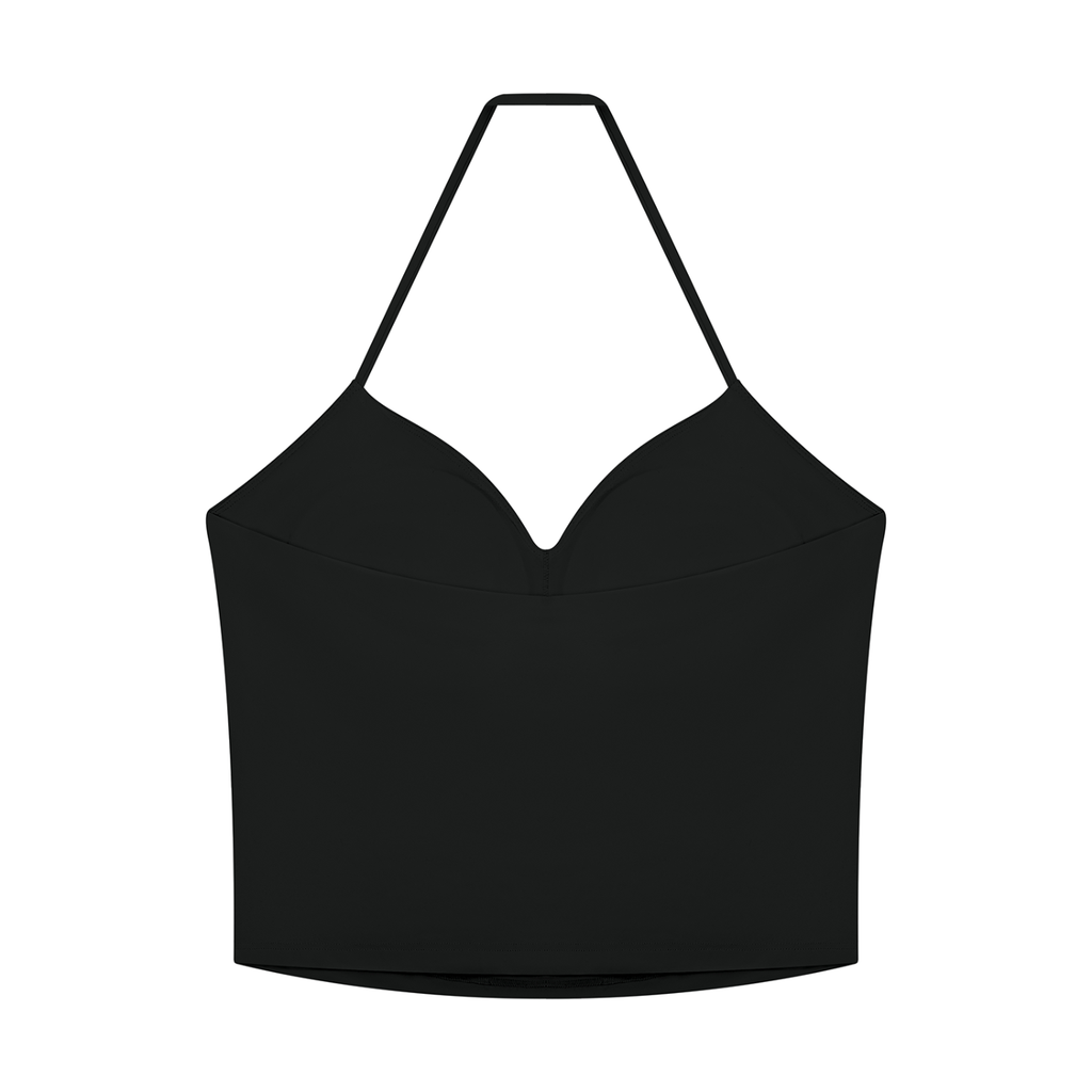 Women's Ruched Halter Yoga Tank Top