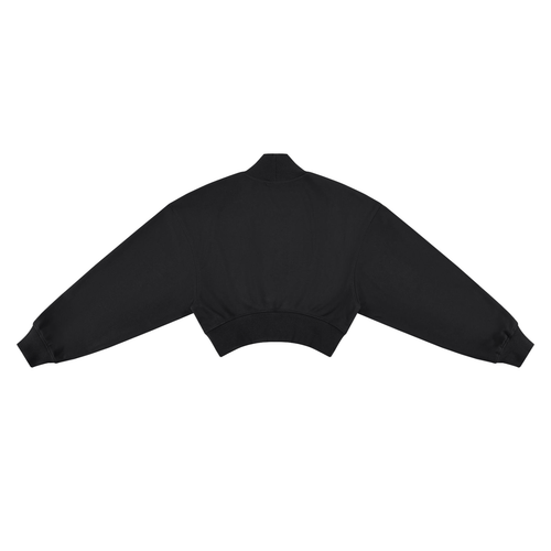 Women's Crop Mock Neck Sweatshirt