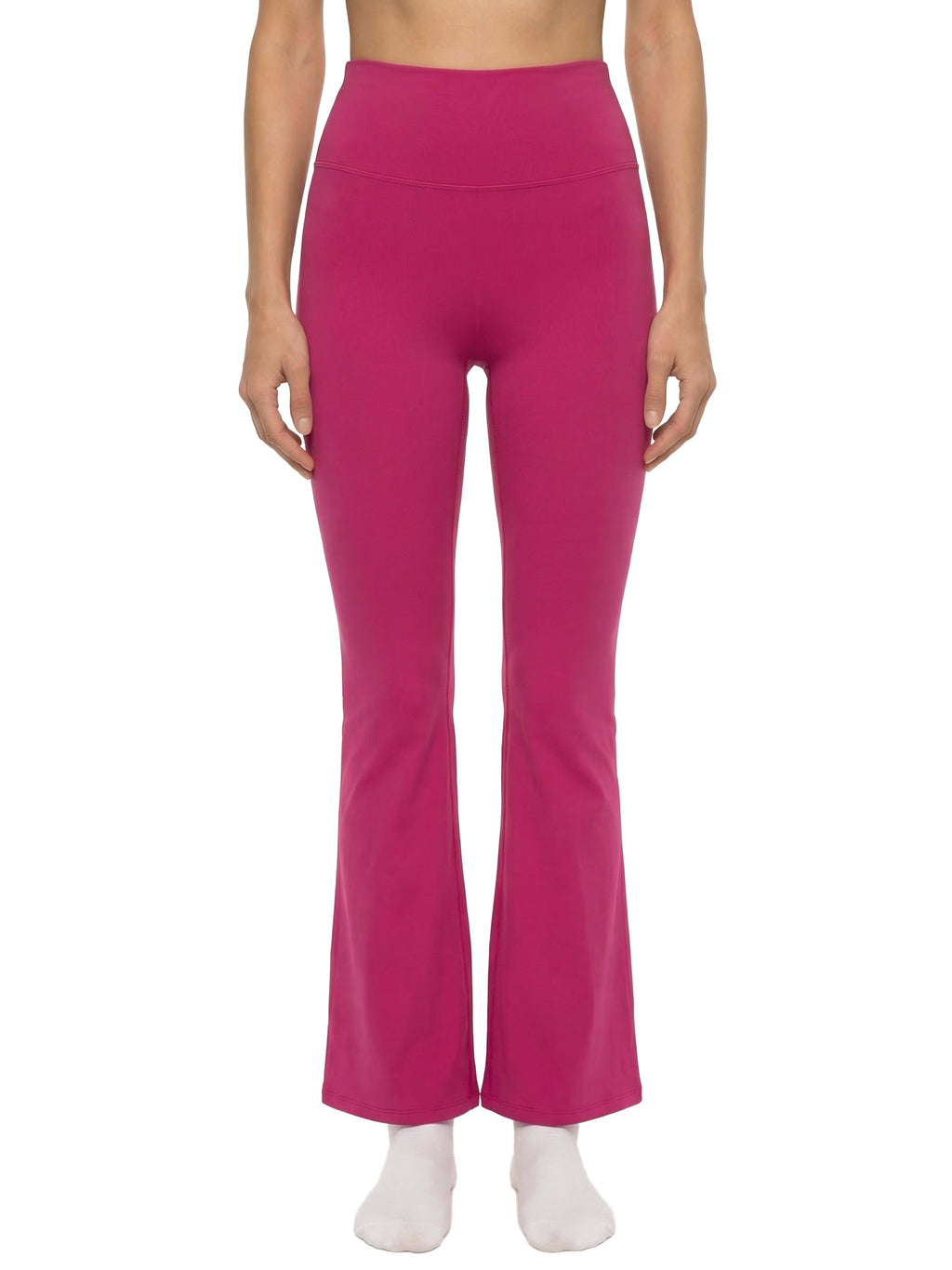 .Women's High-Waisted Flare Leggings