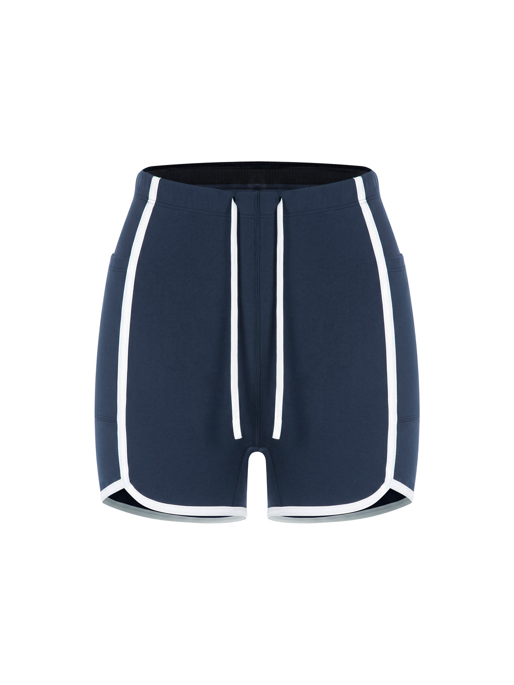 Women's High Waisted Ringer Yoga Shorts