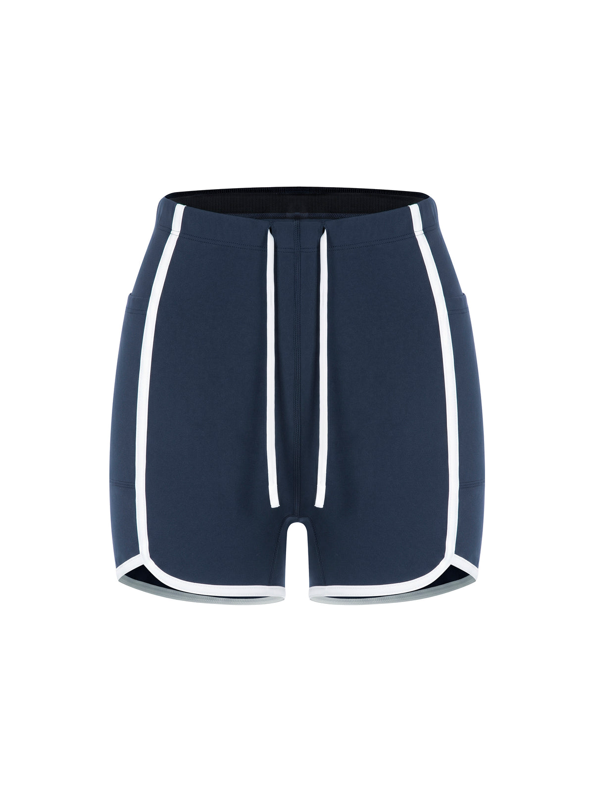 Women's High Waisted Ringer Yoga Shorts