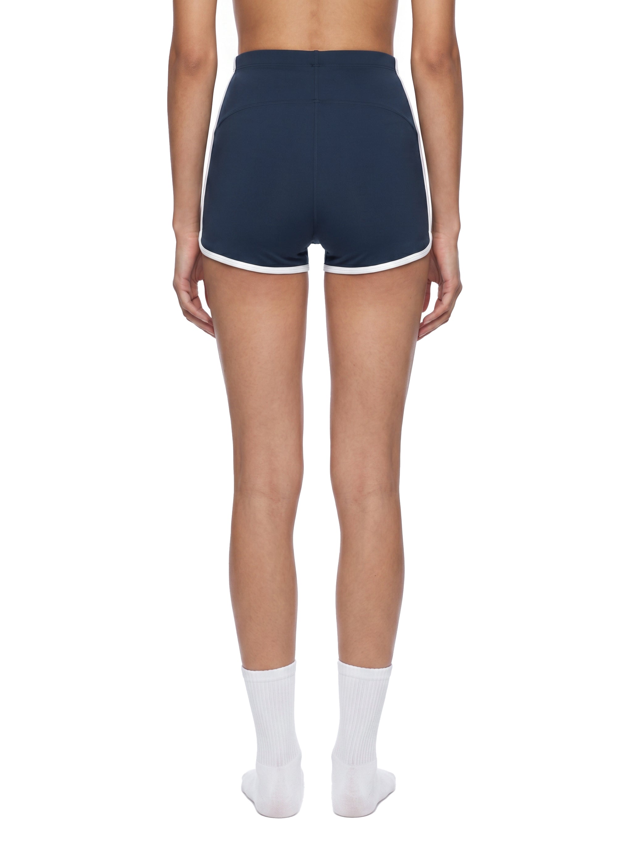 Women's High Waisted Ringer Yoga Shorts