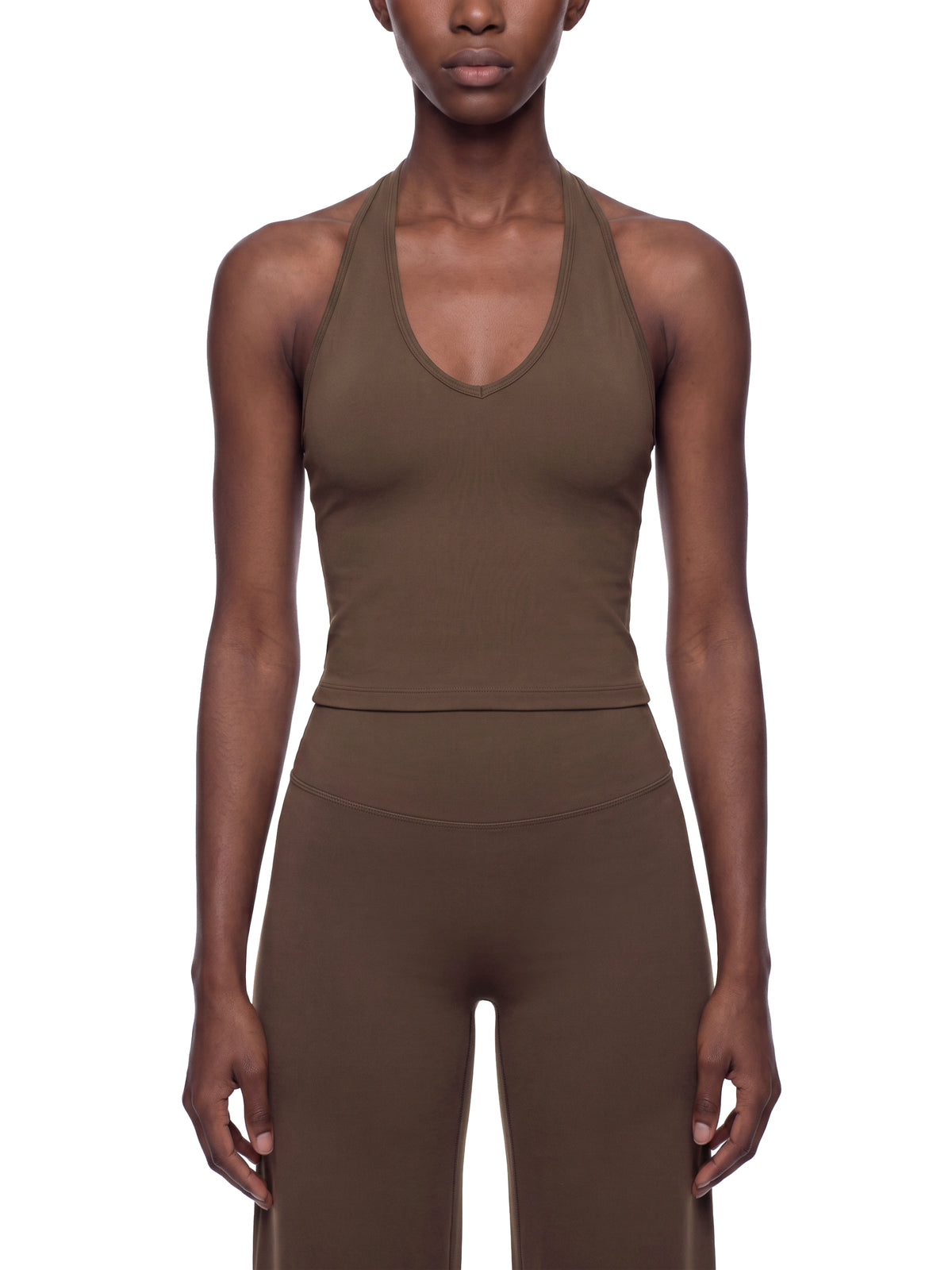 Women’s Halter V-Neck Yoga Tank Top