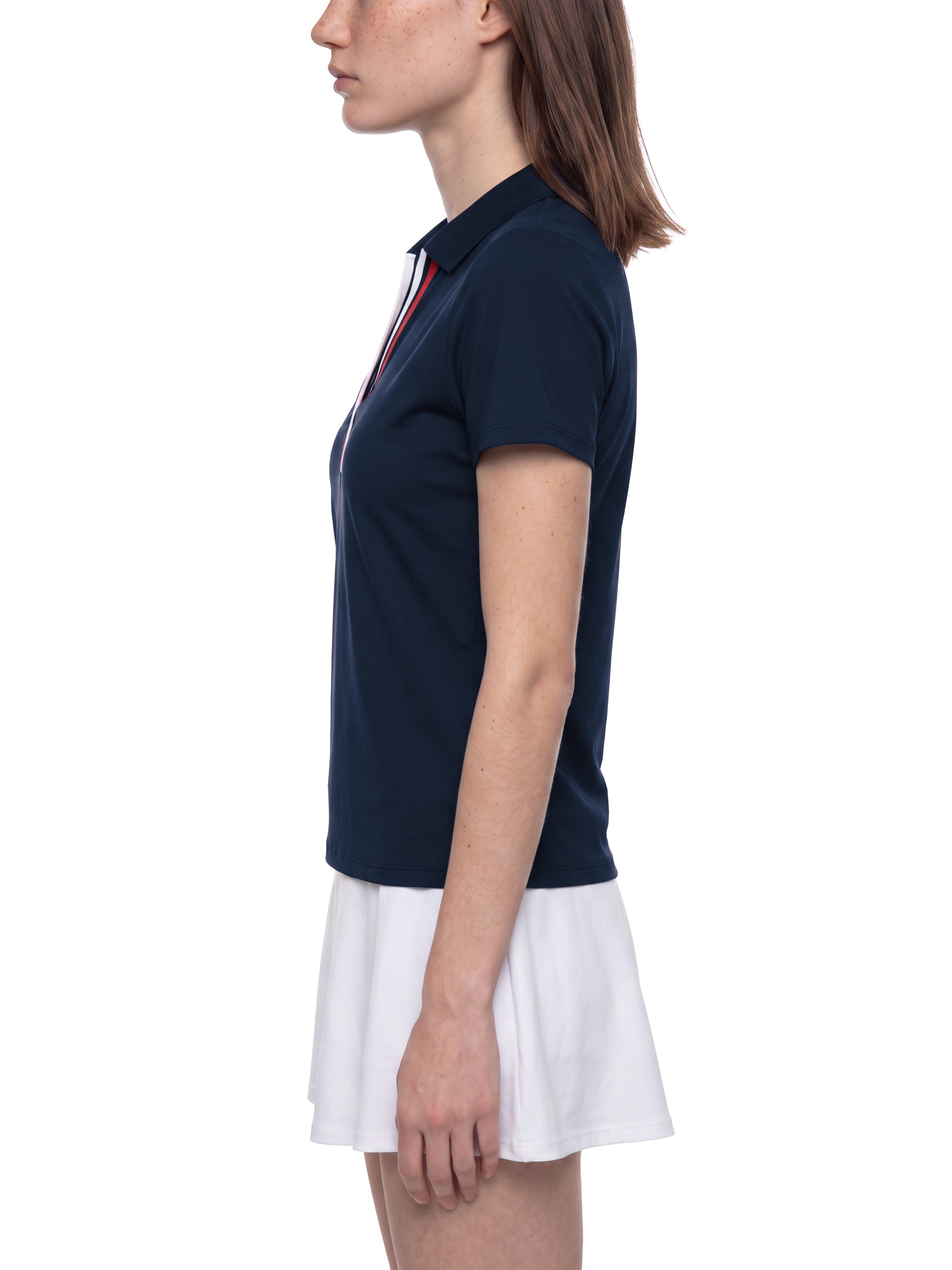 Women’s Color Block Polo Shirt