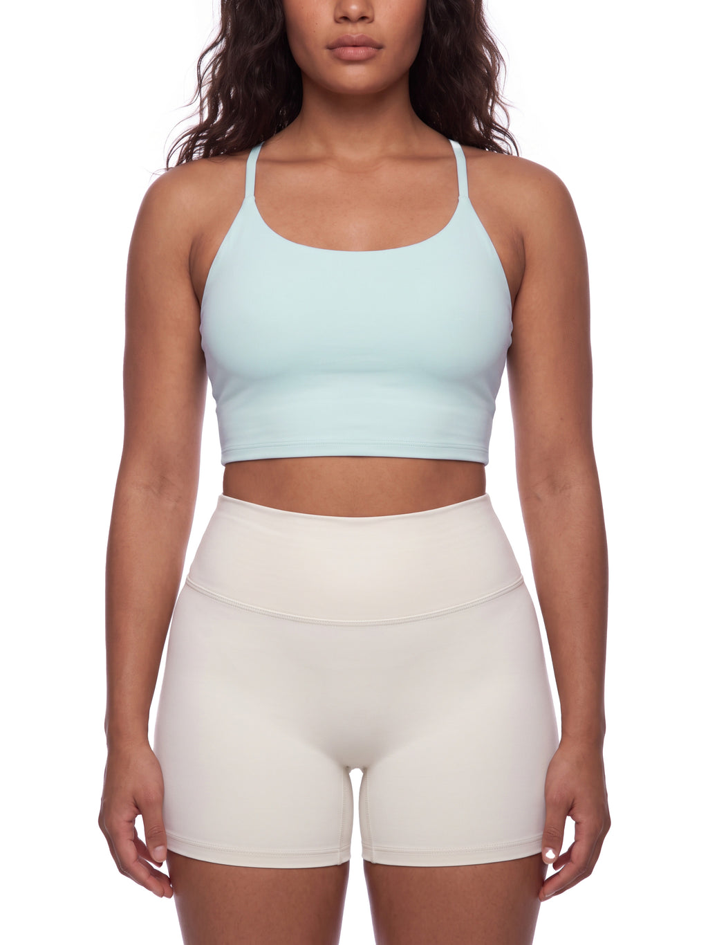 Women's Ruched Cropped Yoga Tank Top