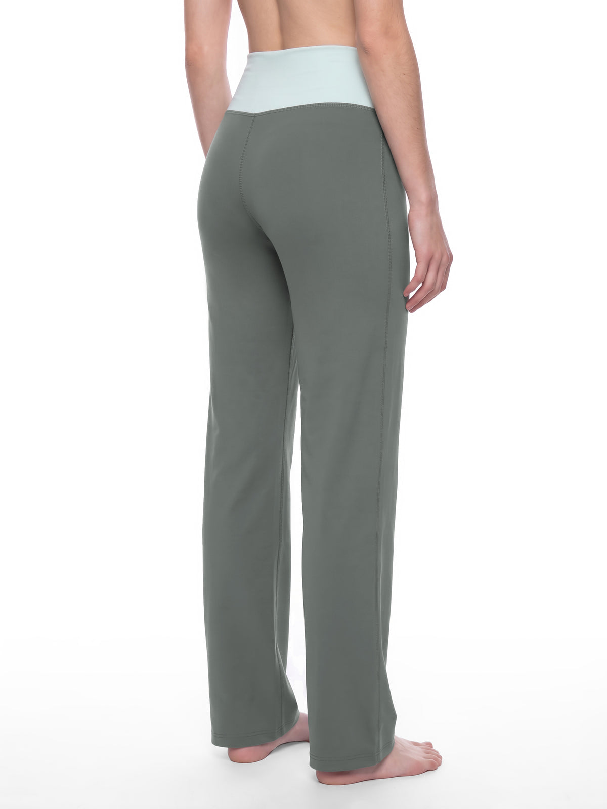 Women's Color Block Yoga Flare Leggings